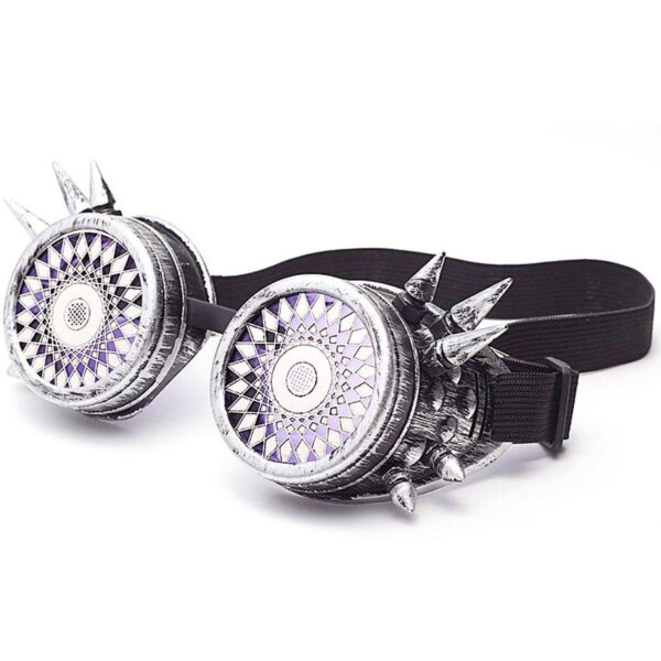 lunettes steampunk argenté