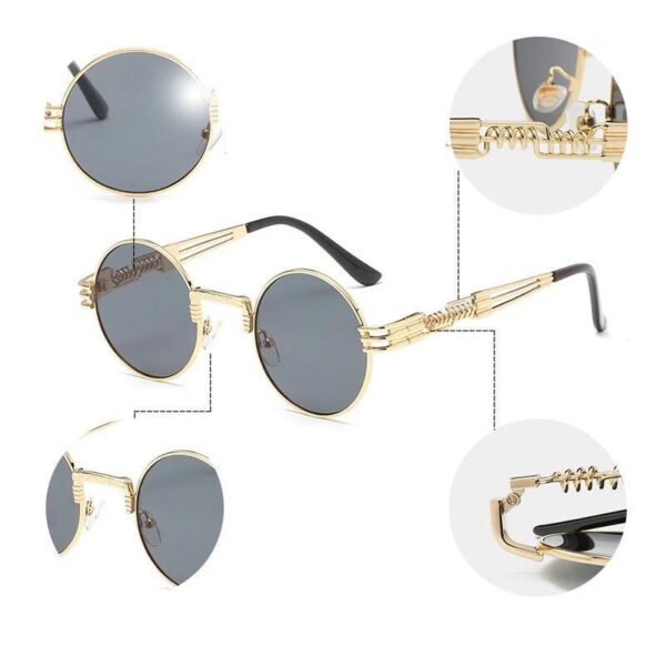 lunettes vintage rondes