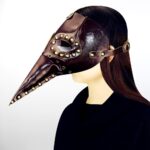 masque peste marron