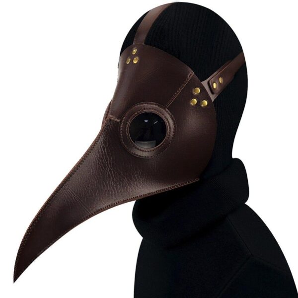 masque peste marron