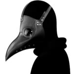 masque noir peste médecin