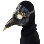 masque noir peste steampunk