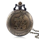 montre a gousset lapin blanc