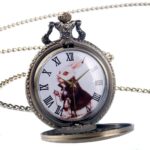 montre gousset lapin blanc