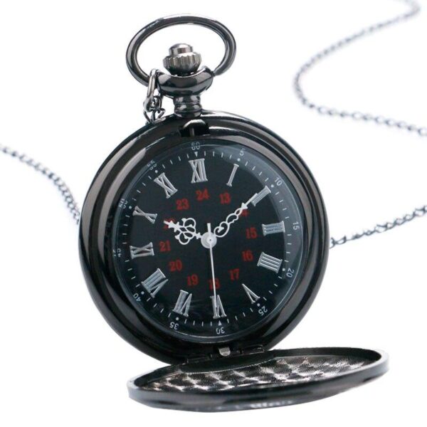 montre gousset noir