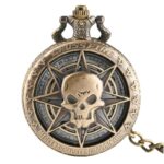 montre gousset tete de mort