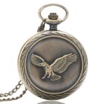 montre gousset doré aigle