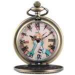 montre à gousset alice au pays des merveilles