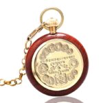 montre de poche bois