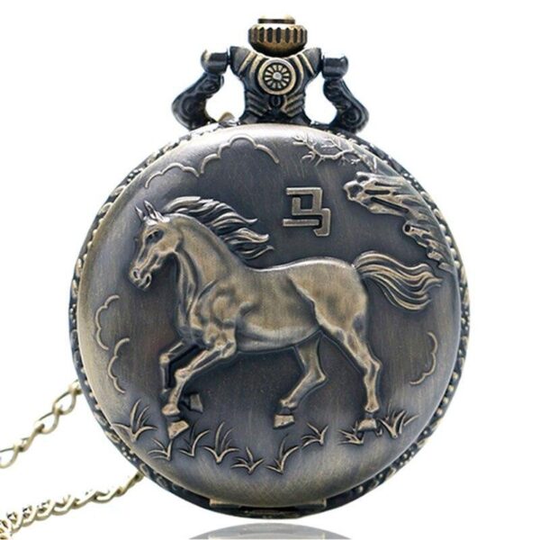 montre gousset cheval