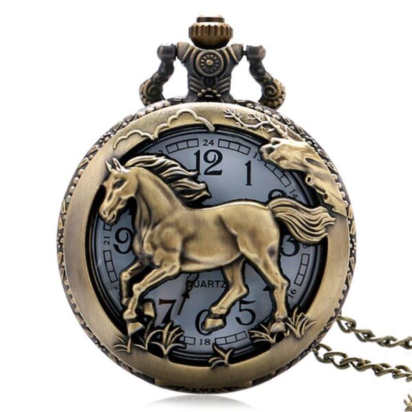 montre à gousset cheval