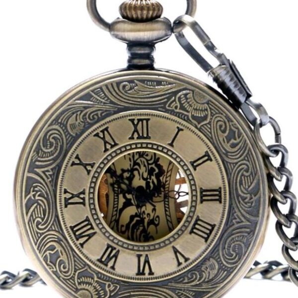 montre à gousset squelette