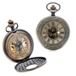 montre de poche squelette