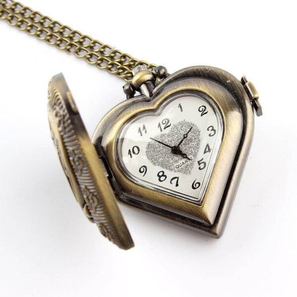 montre à gousset coeur