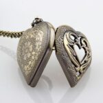 montre de poche coeur