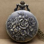 montre à gousset fleur