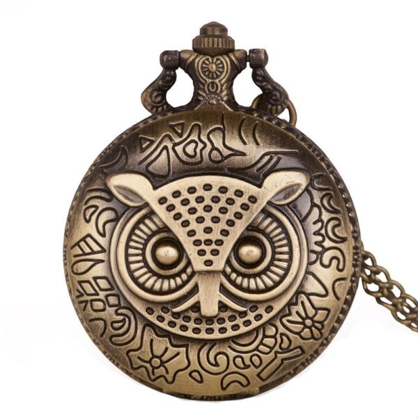 montre gousset hibou