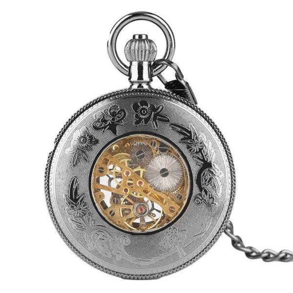 montre gousset grise