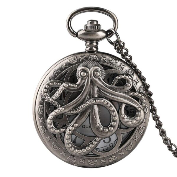 montre gousset pieuvre