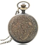 montre poche rose
