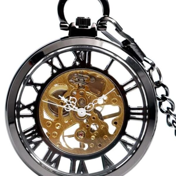 montre à gousset transparente