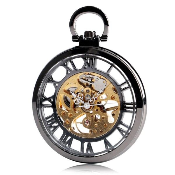 montre gousset transparente