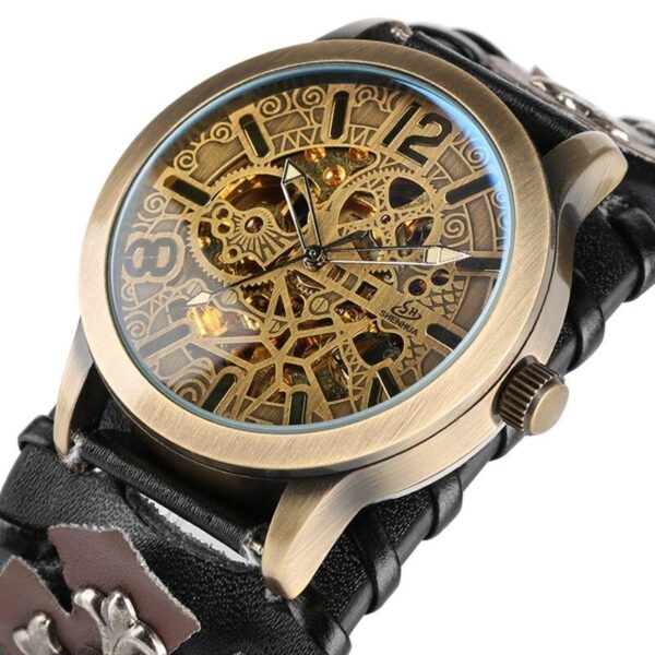 montre doré steampunk