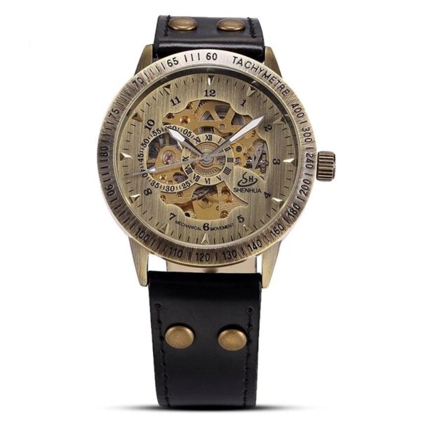 montre squelette steampunk