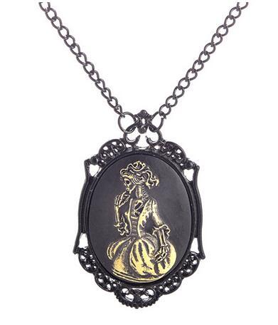 pendentif camée femme