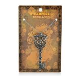 pendentif clé engrenage steampunk