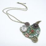 pendentif coeur vintage