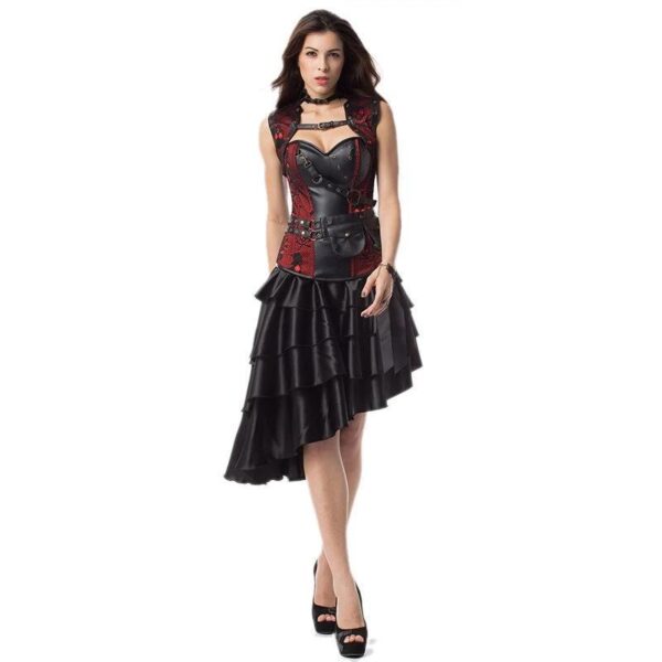 robe steampunk rouge