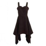 robe victorienne marron