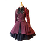 robe victorienne rouge