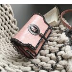 sac à main vintage rose