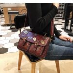 sac vintage marron
