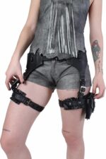 sacoche jambe steampunk