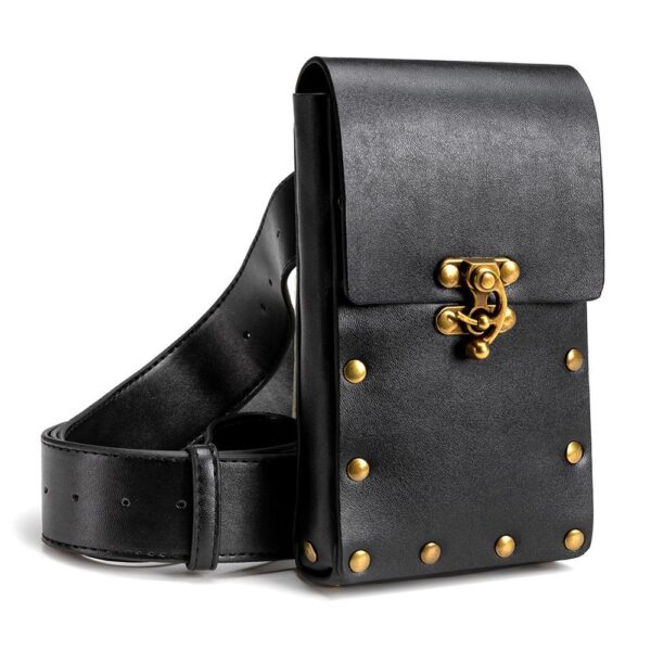 sacoche steampunk noir