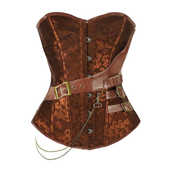 serre taille steampunk marron