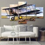 tableau avion métal