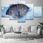 tableau horloge ancien