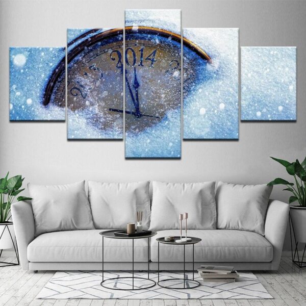 tableau horloge ancien