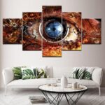 tableau oeil steampunk
