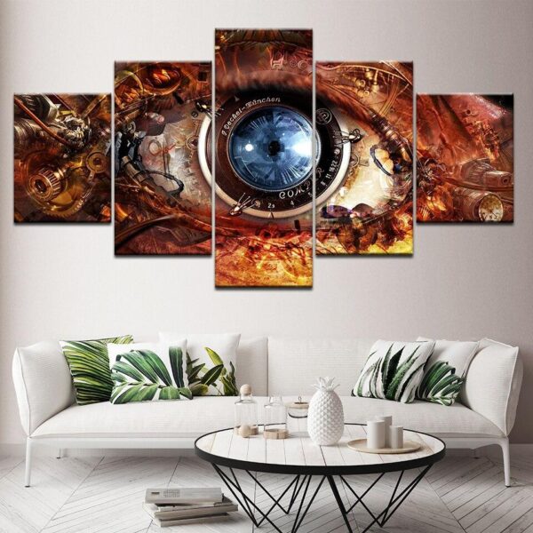 tableau oeil steampunk