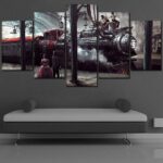 tableau train steampunk